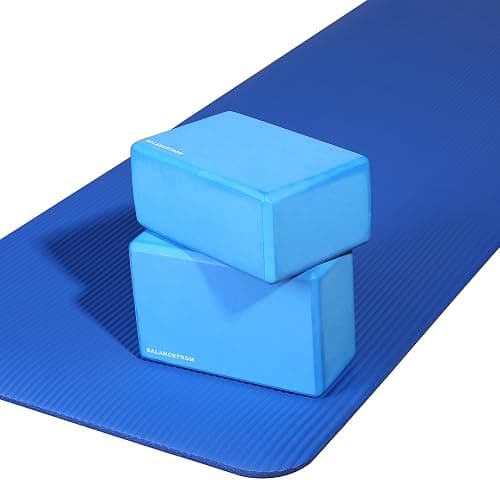 Fitvids Set of 2 High Density Yoga Blocks, 9"x6"x4" Each, Pair, Multiple Colors thumbnail 5