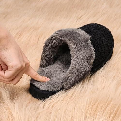OOW Cozy House Slippers for Women with Memory Foam Fuzzy Shoes for Indoor thumbnail 2
