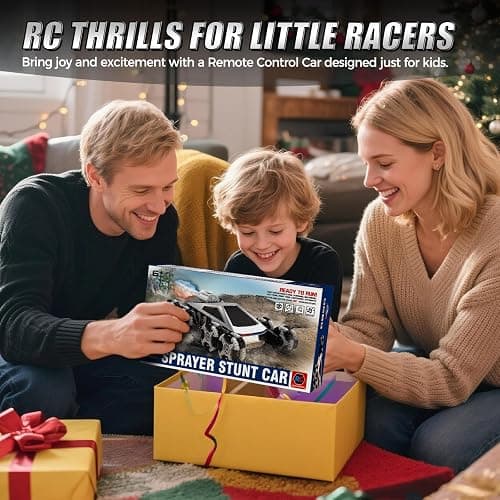 UFOLED 8 Wheel RC Stunt Car with Gesture Control, Spray & LED Lights, Gesture Sensing Remote Control Cars for Boys Age 6 7 8-12 13 14 Year Old, Christmas Birthday Gifts Ideas for Kids thumbnail 9