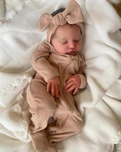 OYESY Reborn Lifelike Baby Dolls - 19 inch Soft Body Realistic Newborn Dolls, Handmade, Washable, Perfect for Children's Gifts thumbnail 2
