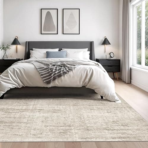 Valenrug Washable Rug - Stain Resistant Area Rugs for Living Room, Non Slip Backing Printed Rugs for Bedroom, Folable Machine Washable Area Rug(Beige,5'x7') - 02-beige - 5' x 7' (Rectangular) thumbnail 9