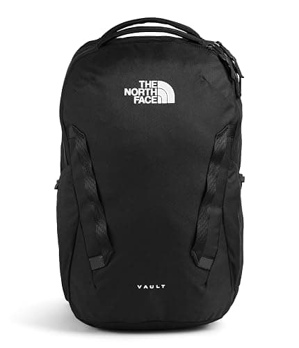The North Face Vault Everyday Laptop Backpack | Commuter Travel Bag with Water-Repellent Finish, Spacious Main Compartment, TNF Black-NPF, One Size - Image 1