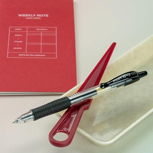 Pilot G2 Premium Gel Roller Pens, Extra Fine Point 0.5 mm, Gel Pens Black Ink, Pack of 12 - Ideal for School, Journaling & Office Writing thumbnail 2