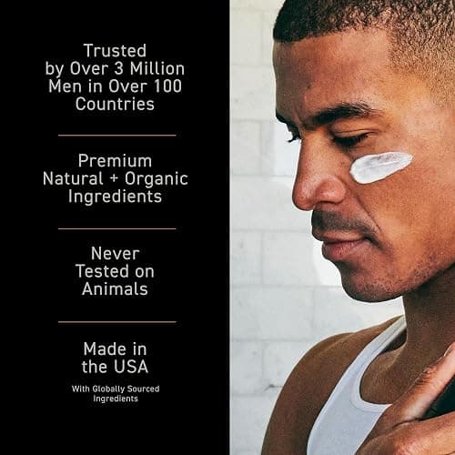 Brickell Men's Restoring Under Eye Cream for Men, Natural and Organic Anti Aging Eye Balm To Reduce Puffiness, Wrinkles, Dark Circles, Crows Feet and Under Eye Bags, 0.5 Ounce, Unscented thumbnail 9