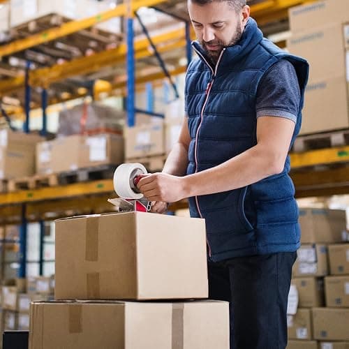 JARLINK 12 Rolls Clear Packing Tape, Heavy Duty, 2.7mil Thick, 1.88" | 2.7mil Thick and 1.88" Wide. 60 Yards per Roll, 720 Total Yards. Heavy Duty Packaging Tape for Shipping, Sealing thumbnail 7