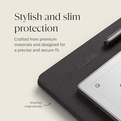 reMarkable Paper Pro Bundle – Mosaic Weave | Includes 11.8” reMarkable Paper Tablet, Marker Plus Pen with Eraser, and a Book Folio Cover in Mosaic Weave – Basalt thumbnail 9