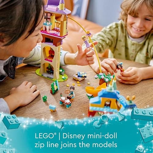 LEGO Disney Princess Rapunzel’s Tower & The Snuggly Duckling Tangled Building Toy with Flynn Rider and Mother Gothel Mini-Dolls, Disney Princess Toy, Fun Gift for Girls and Boys Ages 6 Plus, 43241 thumbnail 5