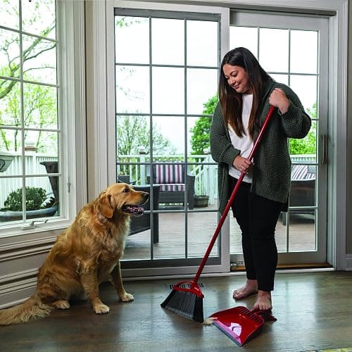 O-Cedar Pet Pro Broom with Step-On Dustpan | Remove 99% with One Sweep | Removes 3 Times More Pet Hair | Quiet Cleaning Tool for Cat and Dog Owners thumbnail 14