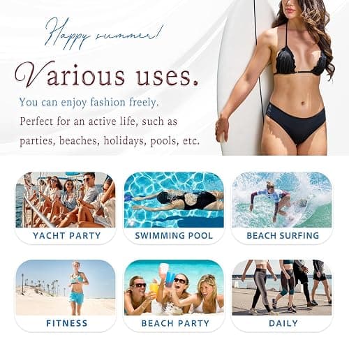 Jayloa Period Swimwear Bikini Menstrual Leakproof Swim Bottoms Period Swim Bottoms for Women Girls Teens thumbnail 5