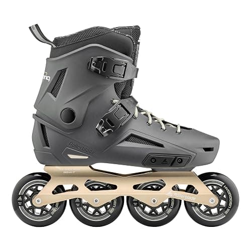 Rollerblade Lightning 90 Men's Urban Inline Skate, Anthracite and Taupe thumbnail 2