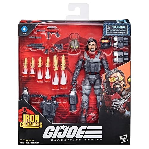 G.I. Joe Classified Series #118, Iron Grenadier Metal-Head, Deluxe Collectible 6-Inch Action Figure with 28 Accessories thumbnail 3
