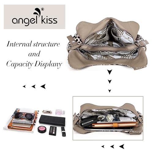 Angelkiss Hobo Purses and handbags for Women Satchel Handbag Women Purses Large Daily Shoulder Bags thumbnail 6