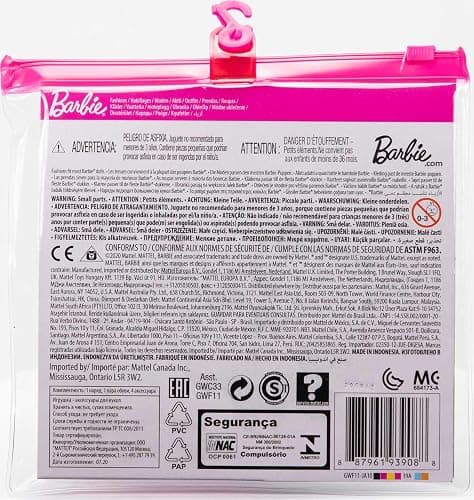Barbie Fashion & Accessories Pack, Bridal Set with Groom Outfit for Ken Doll with Tuxedo, Shoes, Watch, Wedding Cake with Tray & Bouquet thumbnail 4