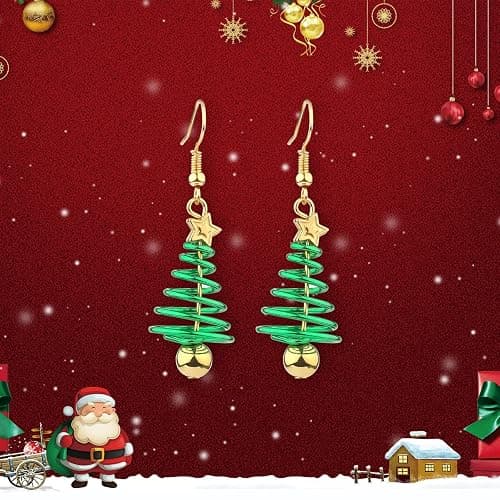 INÉS Pendientes Árbol Navidad thumbnail 3