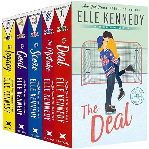 Off-Campus Series: 5-Book Collection Set by Elle Kennedy | The Deal, The Mistake, The Score, Goal & Legacy - Image 1