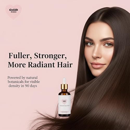 Golab Beauty Hair Oil Rosemary Scalp Treatment, Organic, Vegan, Growth And Repair For Split Ends & Dry Scalp Treatment, Strengthening, Soothing, Moisturizing & Encouraging Longer Hair 1.7 Fl Oz thumbnail 4