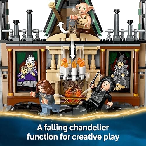 LEGO Harry Potter Malfoy Manor Building Toy - Harry Potter Toy for Boys and Girls, Ages 10+ - Collectible Kids Toy for Fans - Includes 9 Minifigures - 76453 thumbnail 5