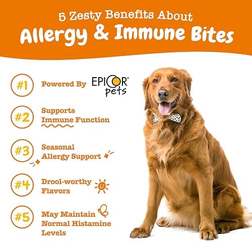 Zesty Paws Dog Allergy Relief- Dog Itching Skin Relief- Dog Probiotics for Itchy Skin and Itchy Ears- Dog Allergy Paw Relief- Dog Allergy Chews- Dog Itch Relief - Dog Skin Allergy Relief - Lamb - 90ct thumbnail 2
