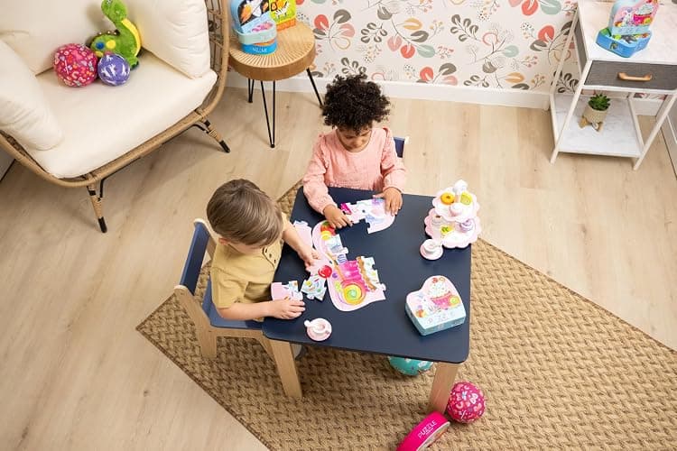 Crocodile Creek 12-Piece Mini Jigsaw Puzzle - Fun Floor Puzzles for Kids Ages 2-4 and Up - Heavy-Duty Shaped Box for Storage - Sweet Unicorn - 12" x 9" Finished thumbnail 6