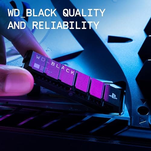WD_Black 8TB SN850P NVMe M.2 SSD Officially Licensed Storage Expansion for PS5 Consoles, up to 7200MB/s, with heatsink - WDBBYV0080BNC-WRSN thumbnail 7