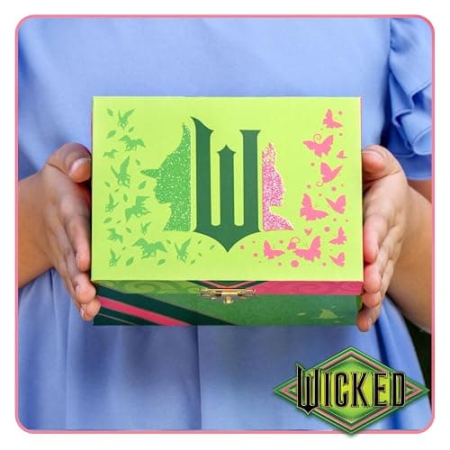 Mini Treasures Wicked Jewelry Box for Girls - Musical Jewelry Box with Spinning Figurine, Wicked Toys for Kids Ages 3-5 - 6 x 4.7 x 3.5 in thumbnail 7