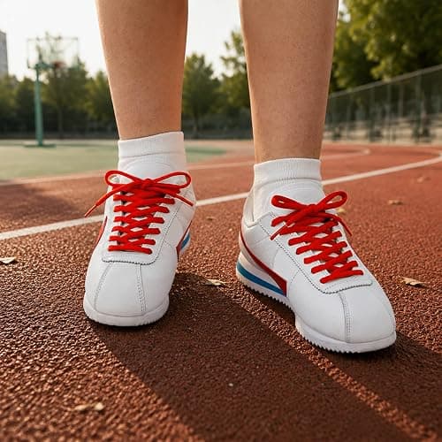 Stepace [2 Pairs Half Round Shoe Laces for Sneakers 76cm - 182cm Length 22 Color Shoelaces thumbnail 3