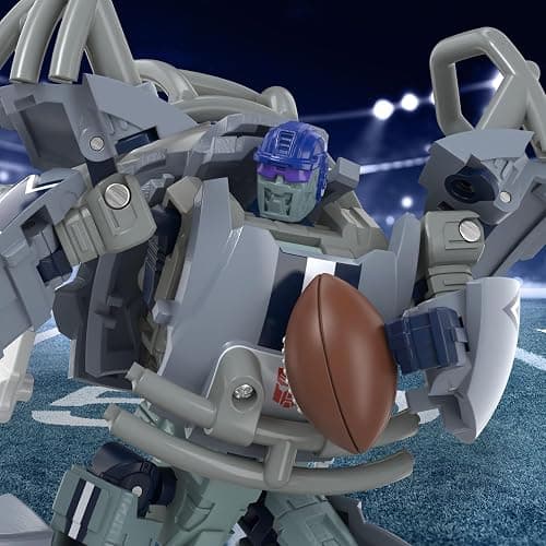 Transformers NFL Dallas Cowboys Starblitz 5.5-Inch Action Figure Changes from Robot to Helmet, Football Toys for Ages 8+ thumbnail 3