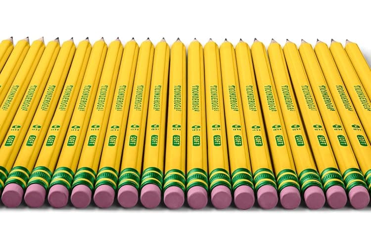 Ticonderoga Wood-Cased Pencils, Pre-Sharpened, #2 HB Soft, Yellow, 18 Count thumbnail 9