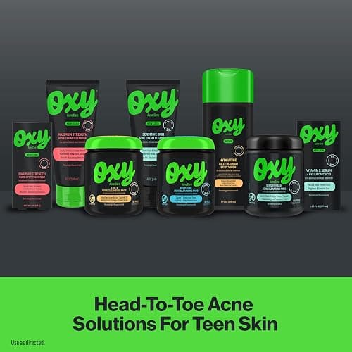 Oxy Deep Pore Acne Facial Cleansing Pads, Maximum Strength 2% Salicylic Acid Stubborn Acne Treatment, Fights Breakouts, Exfoliates, Unclogs Pores, Treats Blackheads, Dermatologist Recommended, 90 Pads thumbnail 7
