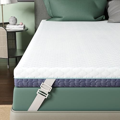 3 Inch Twin Mattress Topper for College Dorm, Memory Foam Bed Topper with Options for Back Pain Relief, Mattress Topper with 2-Sided Cover, CertiPUR Certified Dorm Bed - Image 1