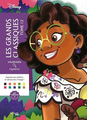 Coloriages mystères Disney - Les Grands classiques Tome 12 - Image 1
