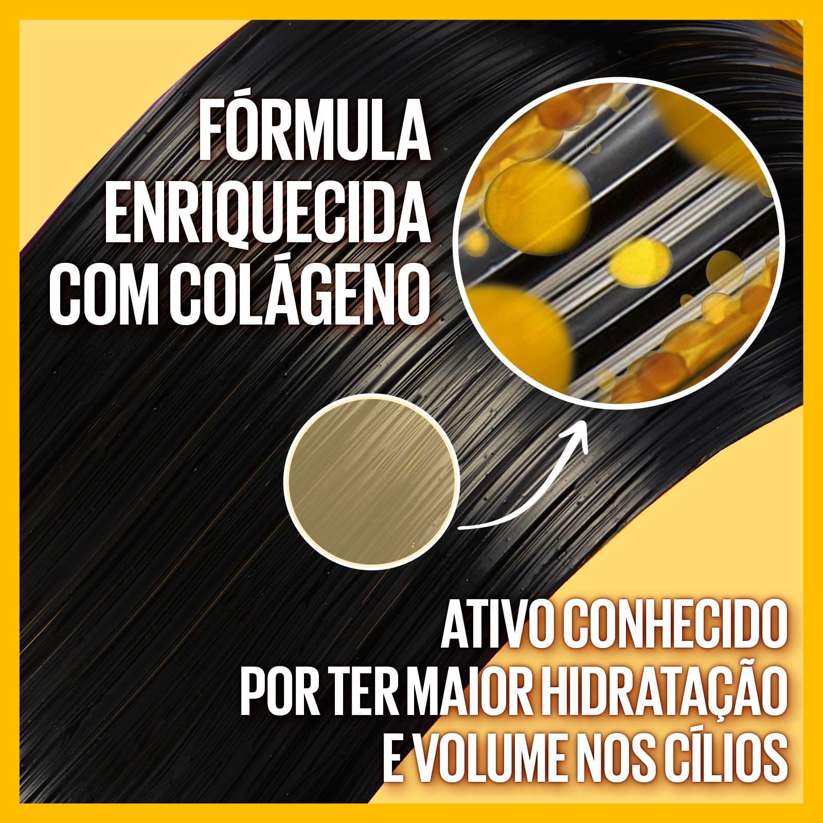 Maybelline NY The Colossal Volum' Express, Máscara de Cílios À Prova d'Água, 9x mais Volume por até 24h, Fórmula de Colágeno e Definição Intensa, Não Empelota, Cor Preto, 8ml thumbnail 3