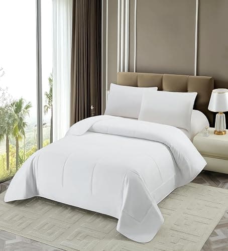 NORA HOME Relleno Nordico Cama 180 Blanco. Edredon Verano 260x240. 125 gr/m². Fibra 3D. Antiácaros. Transpirable. Lavable a Máquina - Fresh - Image 1