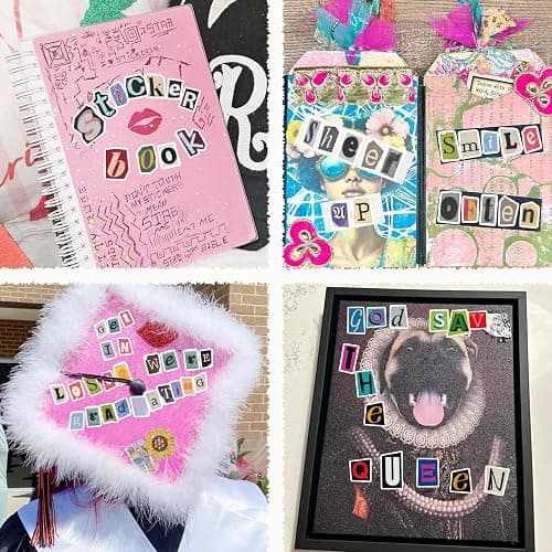 852pcs Magazine Letter Stickers Vintage Scrapbook Letters Stickers Small Ransom Alphabet Sticker for Scrapbooking Supplies Journaling Laptop Water Bottle DIY Crafts Gift Junk Journal (Journal12) thumbnail 4