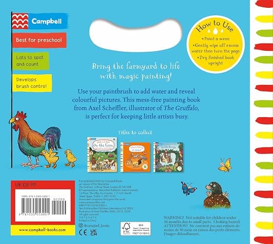 Farm Magic Painting: Just add water to paint! (Campbell Magic Painting, 1) thumbnail 6