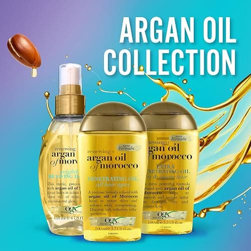 OGX Argan Oil of Morocco Extra Penetrating Hair Oil for Dry and Damaged Hair, Intense Hydration and Frizz Control, Infused with Natural Argan Oil, Suitable for All Hair Types, 100ml thumbnail 2