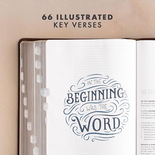 CSB She Reads Truth Bible, Brown Genuine Leather, Indexed, Black Letter, Full-Color Design, Wide Margins, Notetaking Space, Devotionals, Reading ... Ribbon Markers, Easy-to-Read Bible Serif Type thumbnail 5