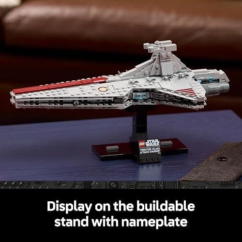 LEGO Star Wars 75441 Venator-Class Attack Cruiser Building Set for Adults - Republic Starship Model Kit - Living Room & Shelf Decor - Collectible Gift for Revenge of the Sith Fans thumbnail 6