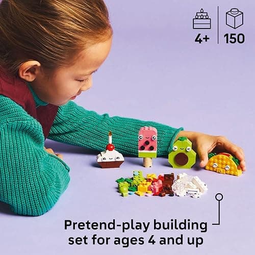 LEGO Classic Creative Food Friends Building Toy Set - Pretend Play Food for Kids, Boys and Girls, Ages 4+ - Learning and Educational Toy for Preschool - Gift Idea for Birthdays - 11039 thumbnail 3