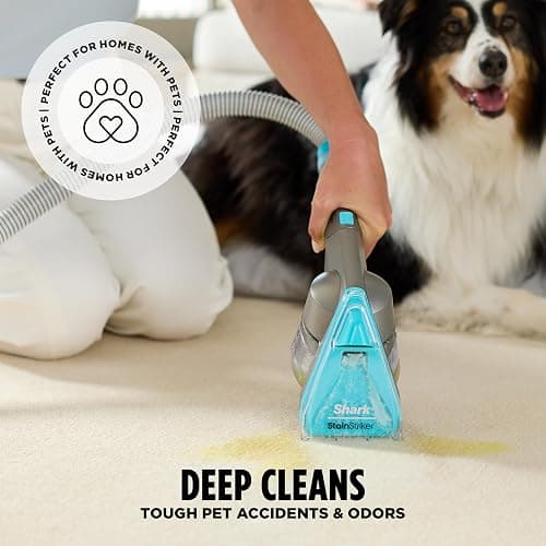 Shark CarpetXpert HairPro | Upright Carpet, Area Rug & Upholstery Cleaner | StainStriker Handheld Tough Stain Remover & Onboard Self Clean | Pet Hair Pickup & Odor Removal | 4 Tools | Copper | EX301 thumbnail 8