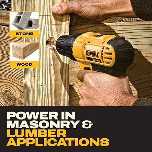 DEWALT 20V MAX Cordless Drill and Impact Driver, Power Tool Combo Kit , Includes 2 Batteries, Charger and Bag (DCK240C2) thumbnail 6