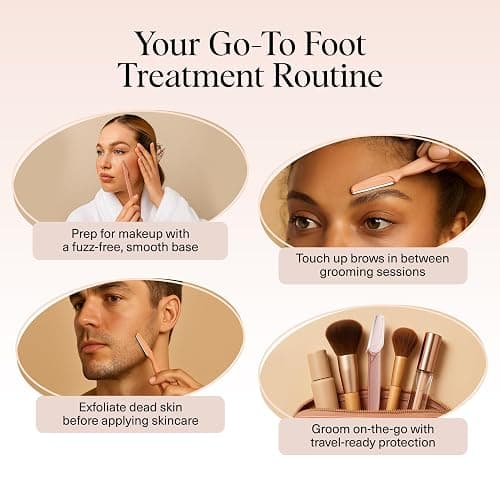 Kitsch Dermaplane Razor for Women Face – Face Razors for Women & Men, Eye Brow Razors & Face Shaver – Exfoliating Facial Razor & Dermaplaner as Skin Care Tool for Smoother Skin - Terracotta, 12 pcs thumbnail 6