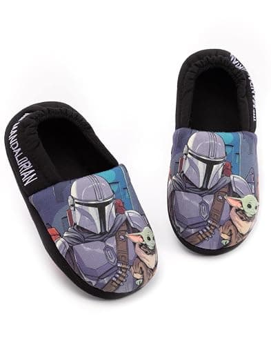 The Mandalorian Slippers Boys Baby Yoda Star Wars House Shoes - Image 1