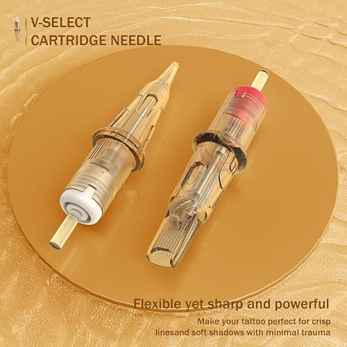 EZ Tattoo Cartridge Needles Assorted - 50Pcs #12 Mixed (3RL 5RL 7RL 9RL 11RL) Standard Round Liner Tattoo Needles Cartridges for Tattoo Pen Machine Gun - V SELECT thumbnail 3