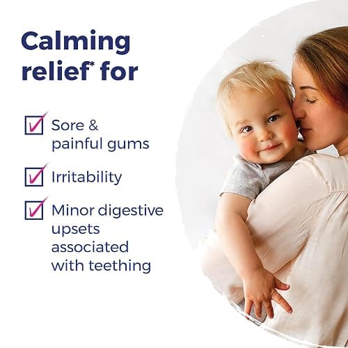 Boiron Camilia Teething Drops for Daytime and Nighttime Relief of Painful or Swollen Gums and Irritability in Babies - 60 Count thumbnail 2