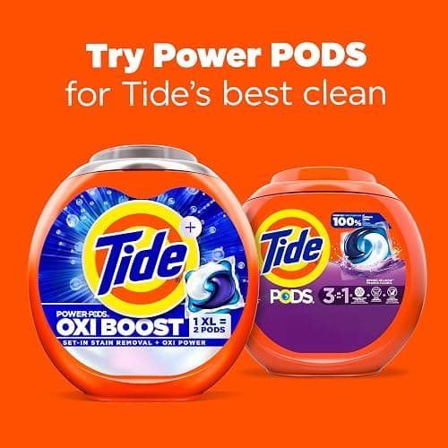 Tide PODS laundry detergent pacs, 3-in-1 Stain Remover, Odor Fighter, Color Protector, 76 Count, HE compatible, Spring Meadow Scent thumbnail 11