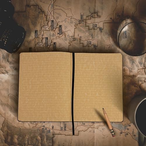 Samsill Vintage Hardcover Notebook, 200 Lined Notebook Pages, Brown, 7.5 x 10 Inch thumbnail 8
