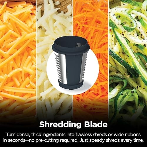 Ninja NeverClog 3-in-1 Juicer, Slicer & Shredder, 32oz Vessel, JC152 | NeverClog auger juices non-stop, plus slicing & shredding attachments. Total Pulp Control, 32-oz vessel, dishwasher safe thumbnail 9