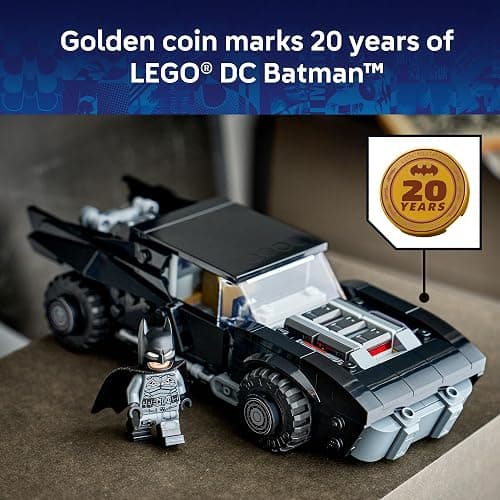 LEGO DC Batman: The Batman Batmobile Building Toy for Kids - Building Blocks W/Batman Minifigure & Golden Coin - Super Hero Room Decor for Boys & Girls, Ages 9+ - Gift Idea for Birthdays - 76332 thumbnail 6