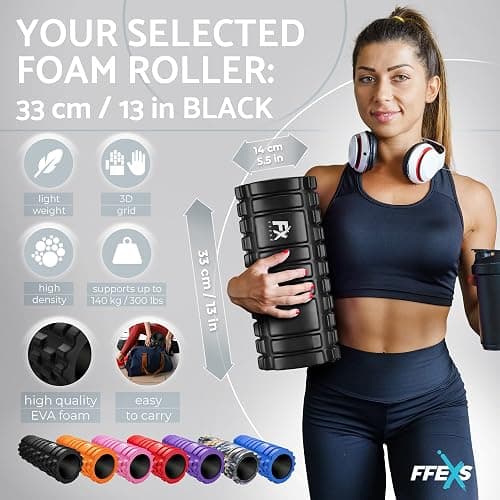 FX FFEXS Foam Roller for Deep Tissue Muscle Massage Trigger Point Muscles Therapy thumbnail 2
